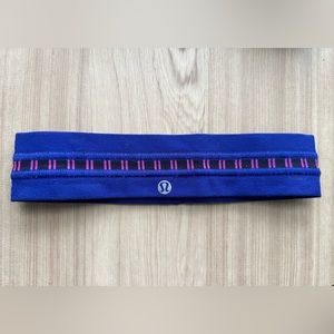 Lululemon indigo and fuchsia headband